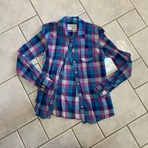 Aeropostale plaid button up shirt